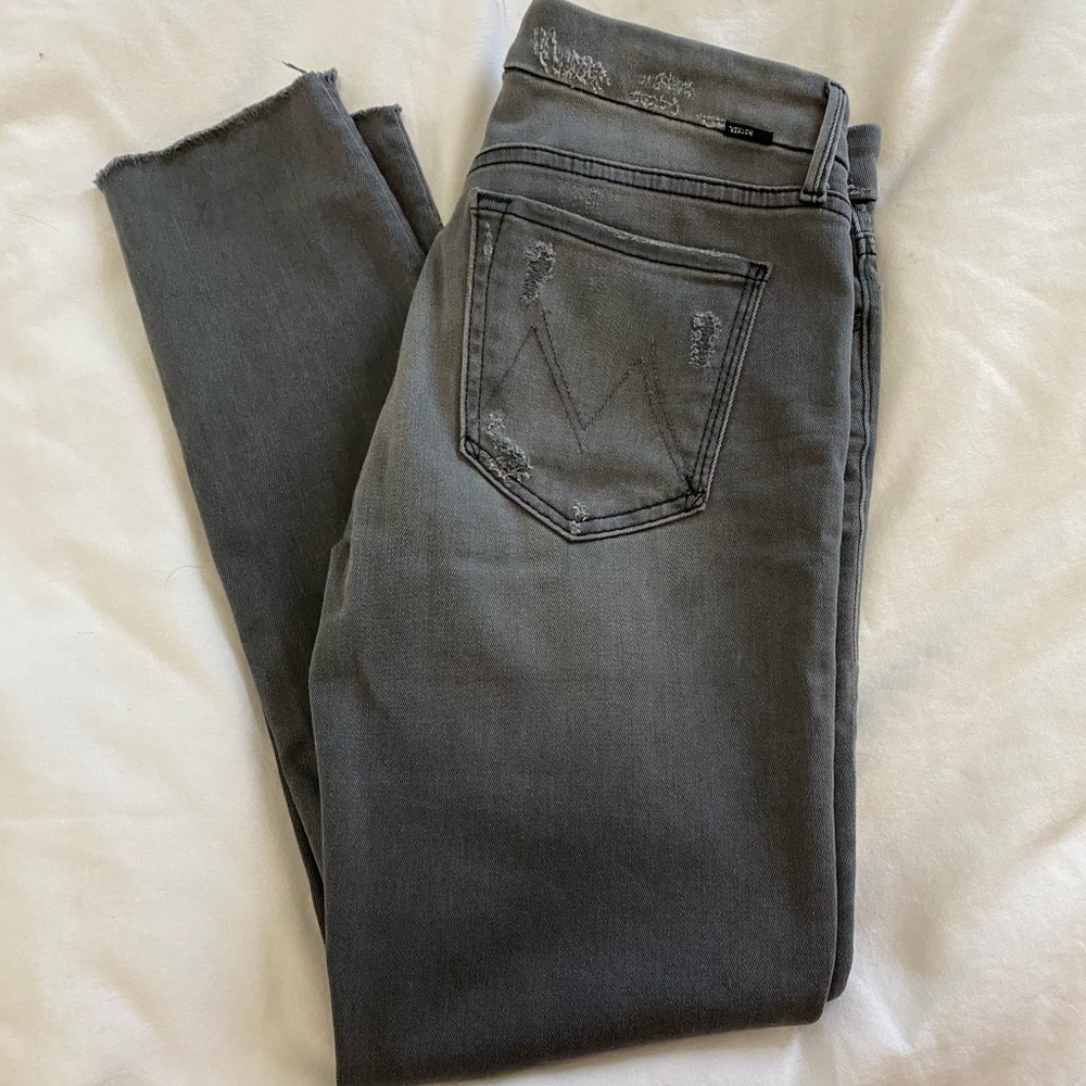 Mother Looker Ankle Fray jeans